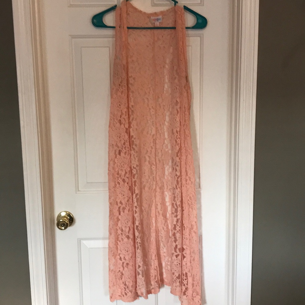 Peach lace LuLaRoe Joy
